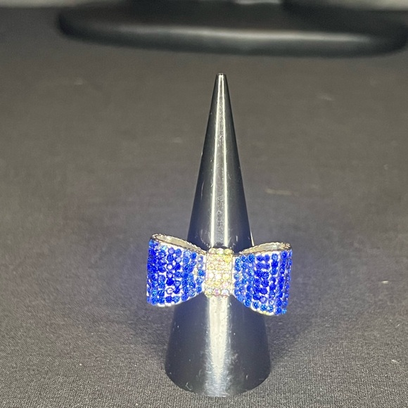 Elegant Blue and Multicolor Bow Hair Clips - Picture 8 of 8